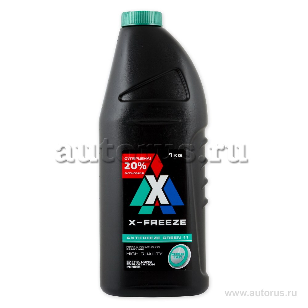 Антифриз X-FREEZE X-FREEZE Green готовый зеленый 1 кг 430206069