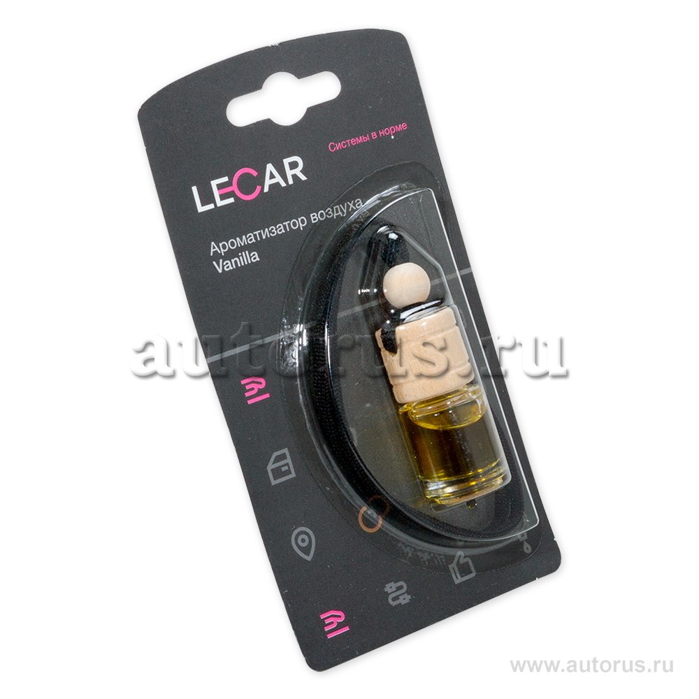 Ароматизатор воздуха подвесной Vanilla 5 мл. (баночка) LECAR LECAR000142412