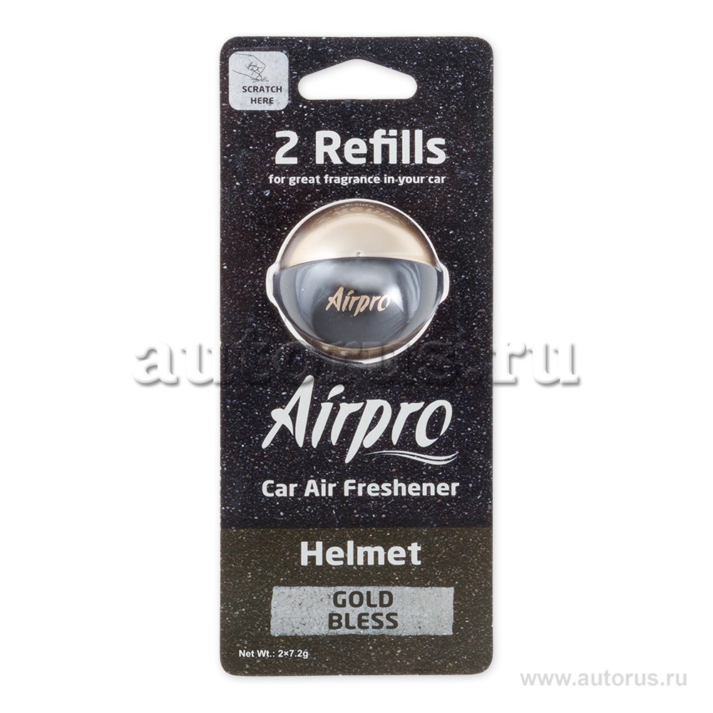 Ароматизатор Helmet жидкий флакон Фруктовая свежесть AIRPRO 1101003