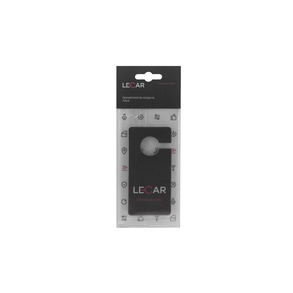 Ароматизатор воздуха подвесной  Aqua (крючок, картонная основа) LECAR LECAR000052412