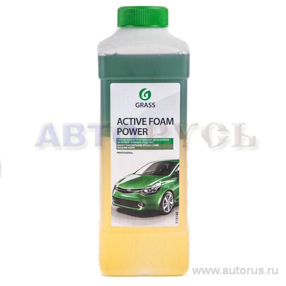 GRASS | Автошампунь Active Foam Power, 1 л