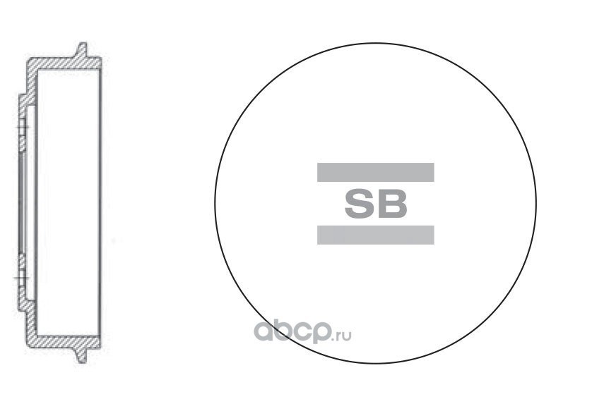 Барабан тормозной SANGSIN BRAKE SD1018