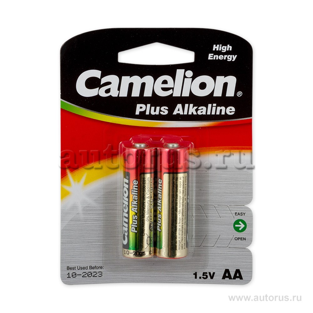 Батарейка алкалиновая Camelion Plus Alkaline AA 1,5V LR6-BP2