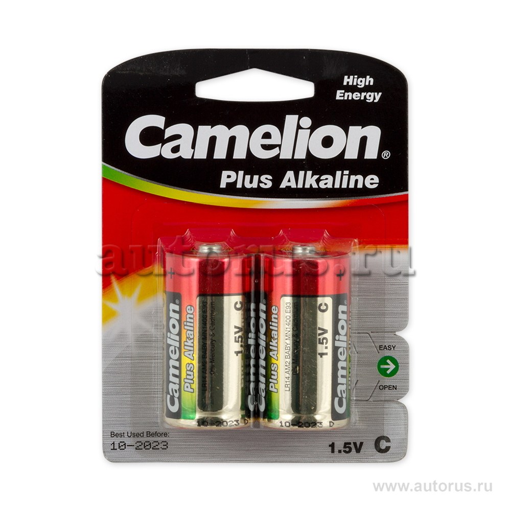 Батарейка алкалиновая Camelion Plus Alkaline C 1,5V LR14-BP2