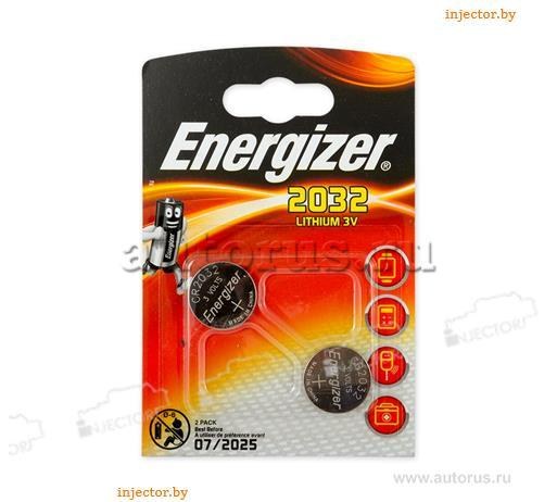 Батарейка литиевая Energizer Lithium CR2032 3V E301021403