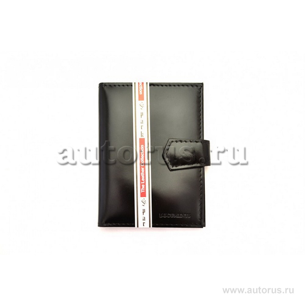 Бумажник BN-2Ф д/авто-документов стандартного размера Черный 13x9,5см натуральная кожа SPARK BN2ФЧ