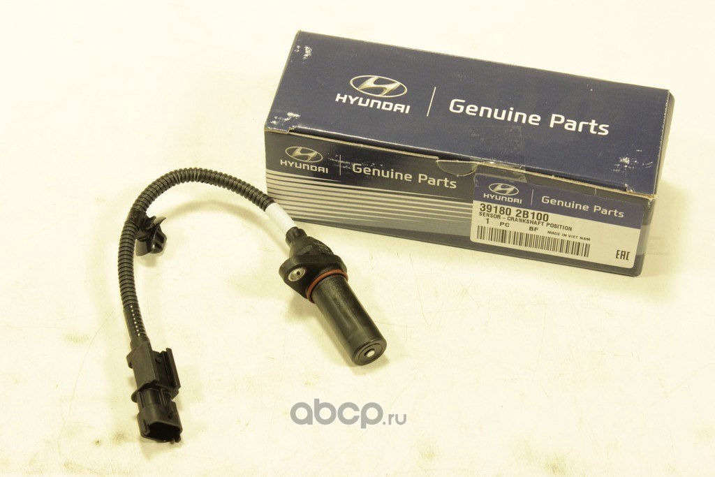 Датчик положения коленвала HYUNDAI/KIA 39180-2B100
