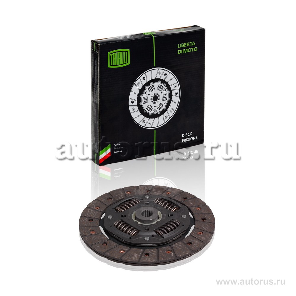 Диск сцеп. для а/м Ford Focus I (98-)/C-Max (03-) 1.6i (ведом.) TRIALLI FD 1001