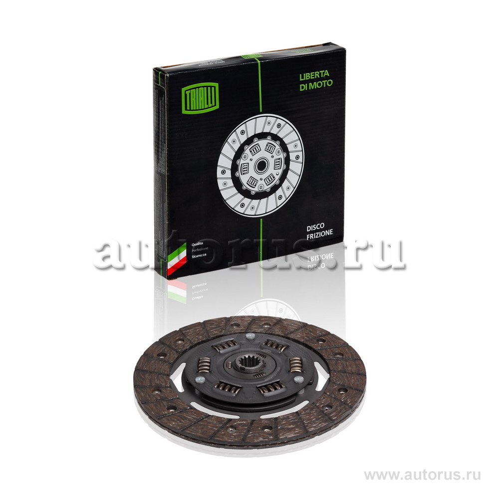 Диск сцеп. для а/м Opel Vectra B (95-) 1.6i 16V/Chevrolet Aveo T300 (11-) 1.2i/1.4i (ведом.) TRIALLI FD 2106