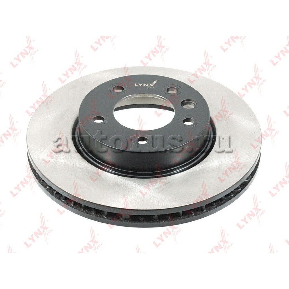 Диск тормозной передний R VW TOUAREG(7L/P) 2.5D-5.0D 02>, PORSCHE CAYENNE I LYNXAUTO BN-1212R