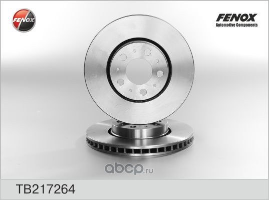 Диск тормозной передний Volvo S60/V70 2.0-2.5TDi 98- FENOX TB217264