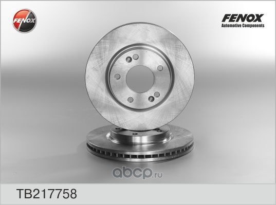 Диск тормозной передний HYUNDAI SANTA FE I/TRAJET 01-08 /VENT D=276MM FENOX TB217758