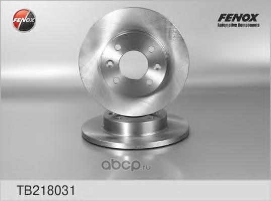Диск тормозной передний RENAULT Logan 1,4-1,6 04-> FENOX TB218031