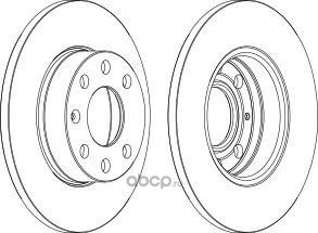 Диск тормозной передний FERODO DDF1041