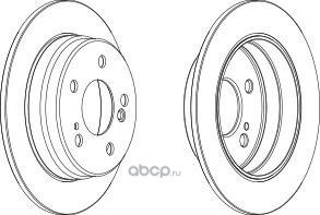 Диск тормозной передний VAG A1/3/LEON/FABIA/OCTAVIAI/RAPID/GOLFIV/POLO 96- FERODO DDF1221