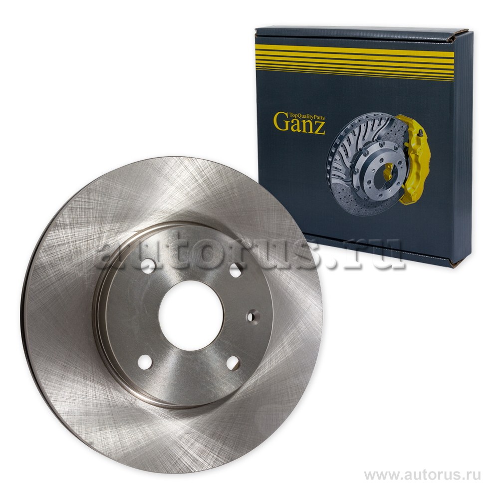 Диск тормозной передний с покрытием для CHEVROLET EPICA (07-) D=278MM GANZ GIJ10101