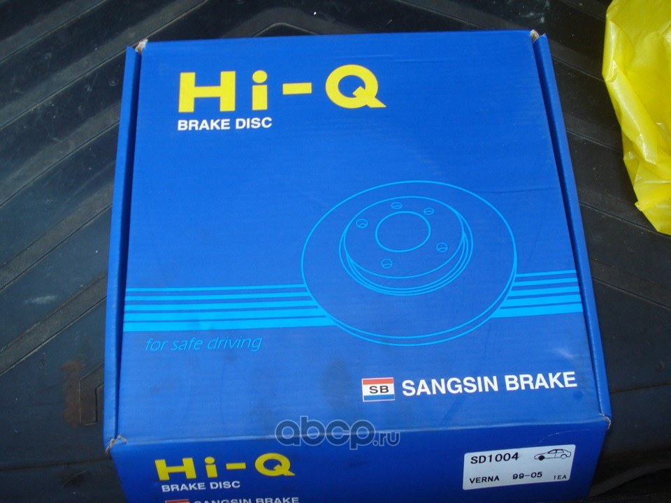 Диск тормозной передний SANGSIN BRAKE SD1004