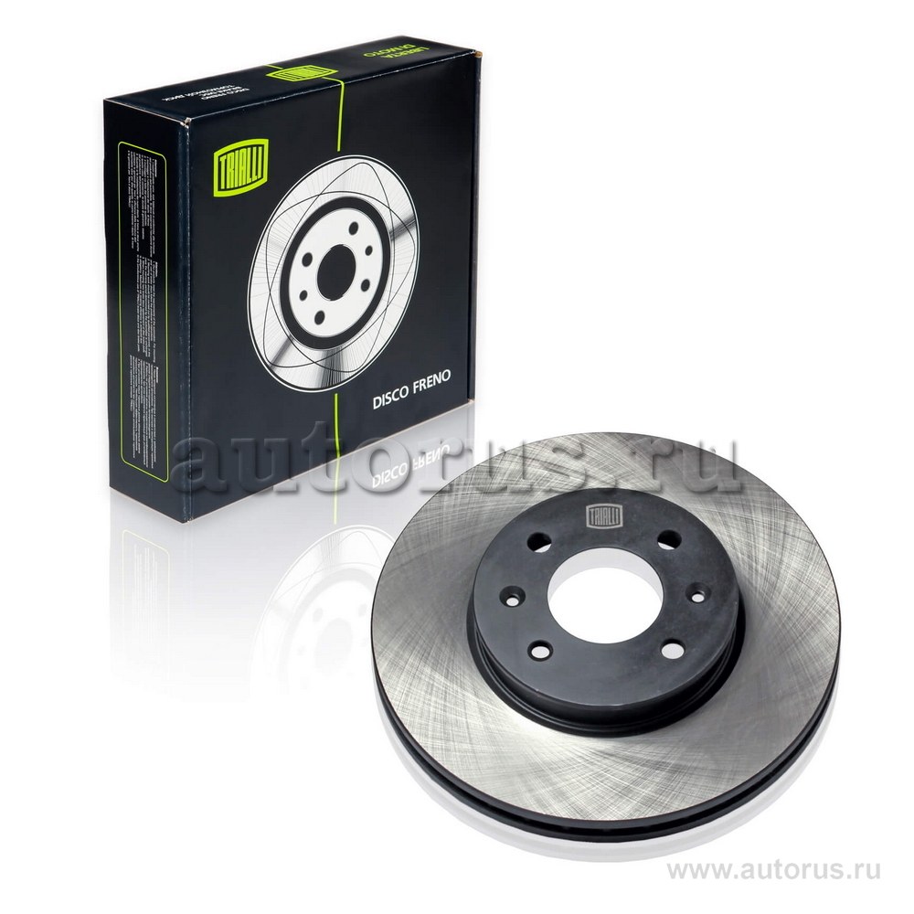 Диск тормозной передний для а/м HYUNDAI ACCENT III (05-)/VERNA (06-)/KIA RIO II (05-) D=256 TRIALLI DF 073203