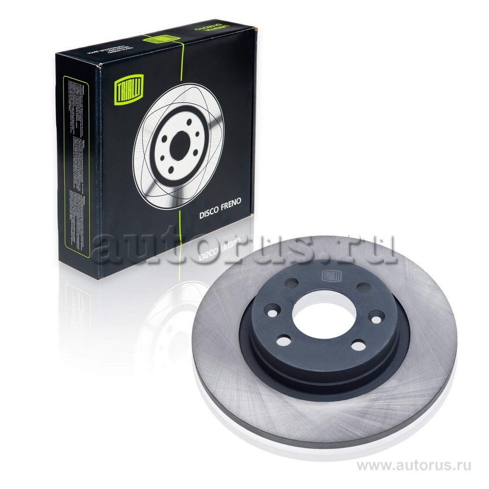 Диск торм. для а/м Renault Logan (04-) перед. (для а/м с ABS) TRIALLI DF 095102