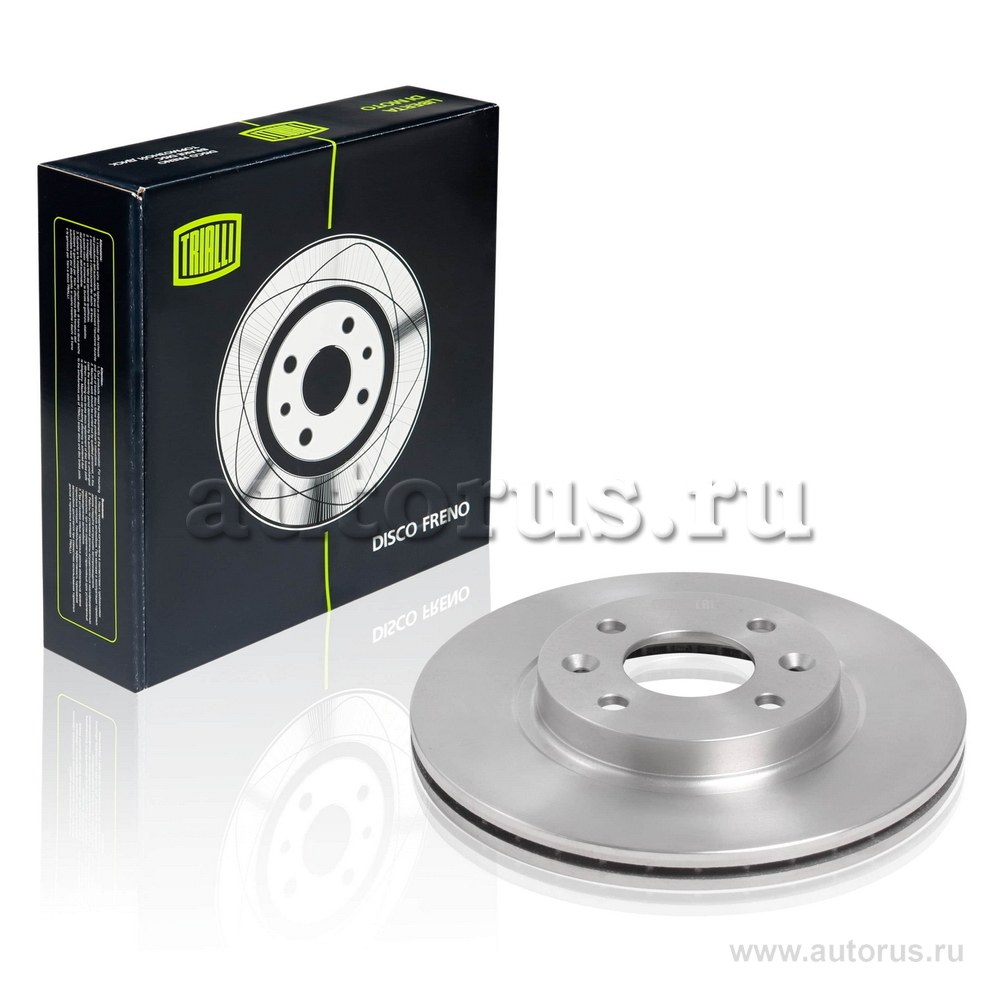 Диск тормозной передний для а/м ЛАДА LARGUS (12-) без ABS/RENAULT LOGAN (07-) D=259 TRIALLI DF 095103