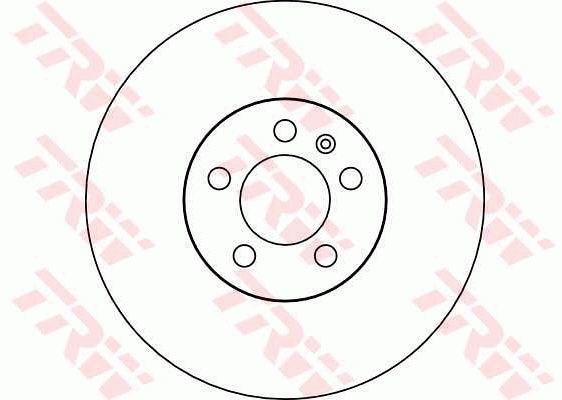 Диск тормозной передний VAG A1/3/LEON/FABIA/OCTAVIAI/RAPID/GOLFIV/POLO 96- TRW DF4027