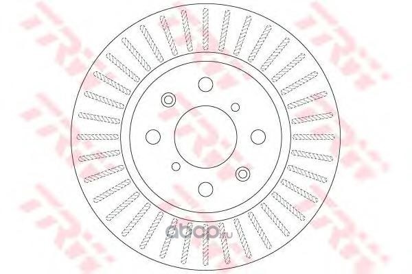 Диск тормозной передний SUZUKI SWIFT IV 06-12 TRW DF6232
