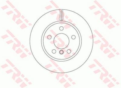 Диск тормозной передний MINI (F55-F57) 1213- TRW DF6799