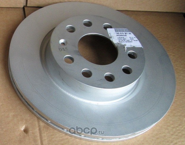 Диск тормозной передний VAG 1K0 615 301AS