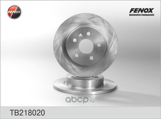 Диск тормозной задний FENOX TB218020
