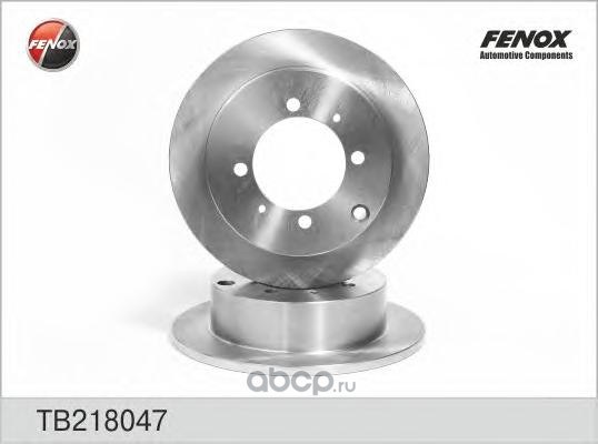 Диск тормозной задний MITSUBISHI GALANT 92->/LANCER 03-> /D=262MM FENOX TB218047