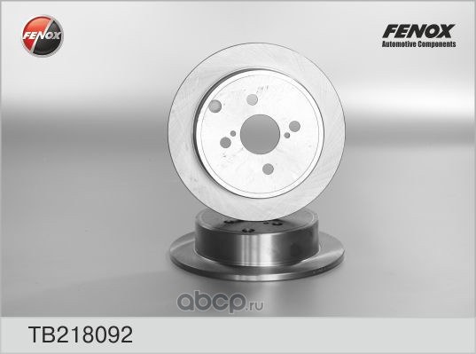 Диск тормозной задний TOYOTA COROLLA 02-, COROLLA LIFTBACK 00-02, COROLL FENOX TB218092