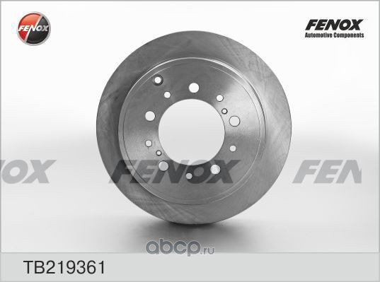 Диск тормозной задний TOYOTA LAND CRUSER 200 2007-> /VENT D=345MM FENOX TB219361