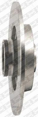 Диск тормозной задний с интегрированным подшипником CITROEN C3/C4/PEUGEOT 207/307 NTN-SNR KF159.53U
