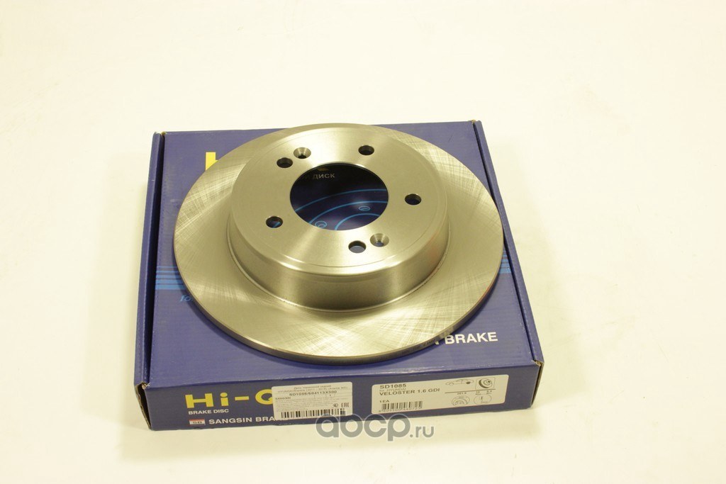 Диск тормозной задний SANGSIN BRAKE SD1085