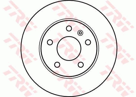 Диск тормозной задний OPEL ASTRA G/H MERIVA ZAFIRA TRW DF4051