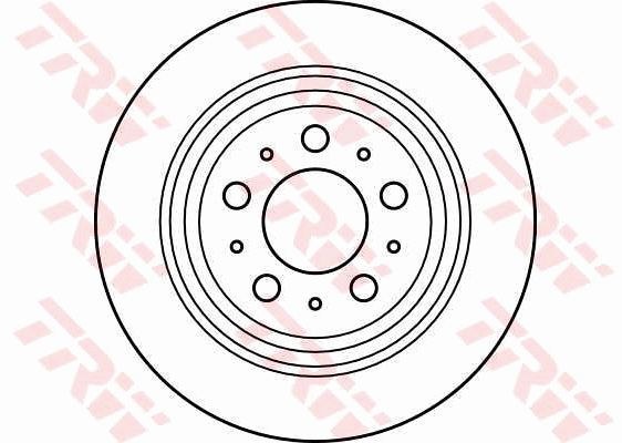 Диск тормозной задний VOLVO S60/S80/V70/XC70 TRW DF4066