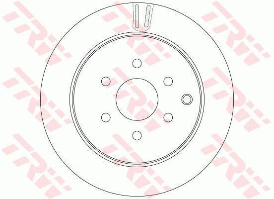 Диск тормозной задний NISSAN PATHFINDER/NAVARA 05-> /VENT D=308MM TRW DF6289