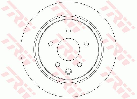 Диск тормозной задний NISSAN JUKE/QASHQAI 06-> /D=291.5MM TRW DF7369