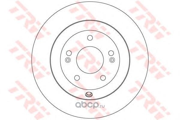 Диск тормозной задний HYUNDAI SANTA FE 12->/KIA SORENTO 10-> /D=302MM TRW DF7996