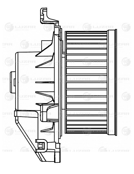 Э/вентилятор отоп. для а/м Ford Transit (13-) LUZAR LFh 1014