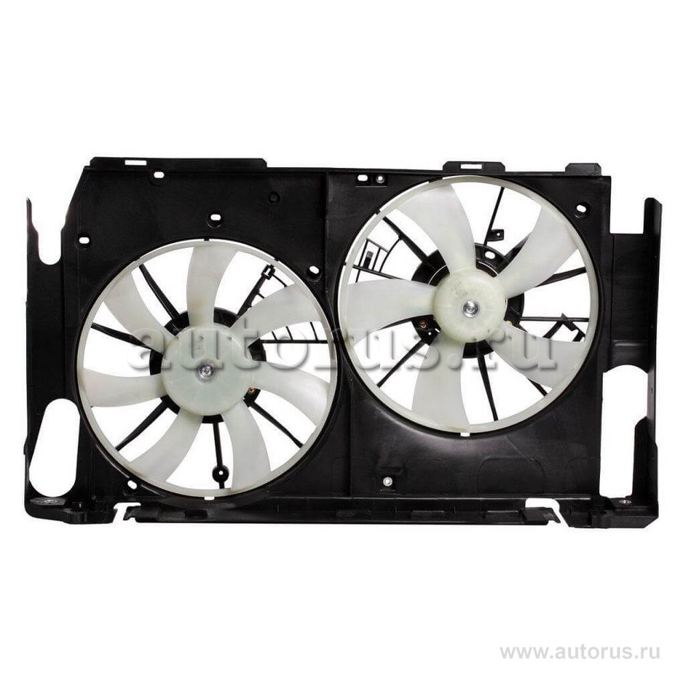 Э/вентилятор охл. для а/м Toyota RAV 4 (06-) 2.0i/2.4i (2 вент.) (с кожухом) LUZAR LFK 19R4