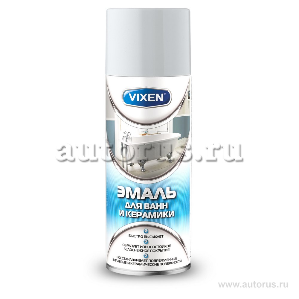 Эмаль для ванн и керамики, аэрозоль 520 мл VIXEN VX55002