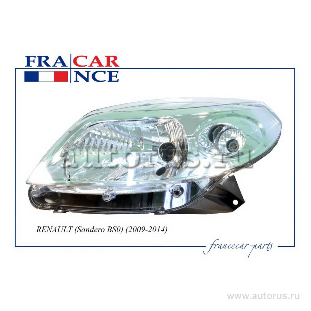 Фара передняя L RENAULT Sandero BS0 2009-2014 FRANCECAR FCR210471