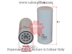 Фильтр масляный SAKURA C7911