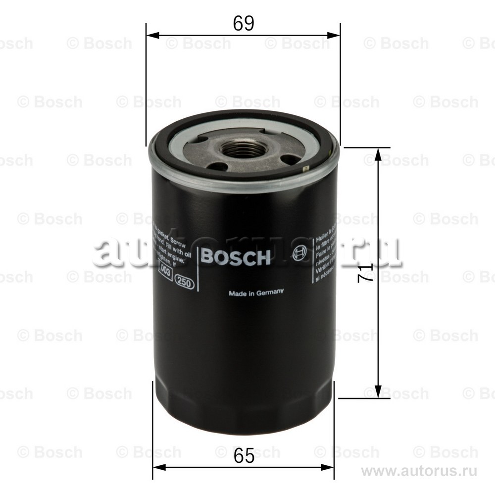 Фильтр масляный BOSCH F 026 407 001