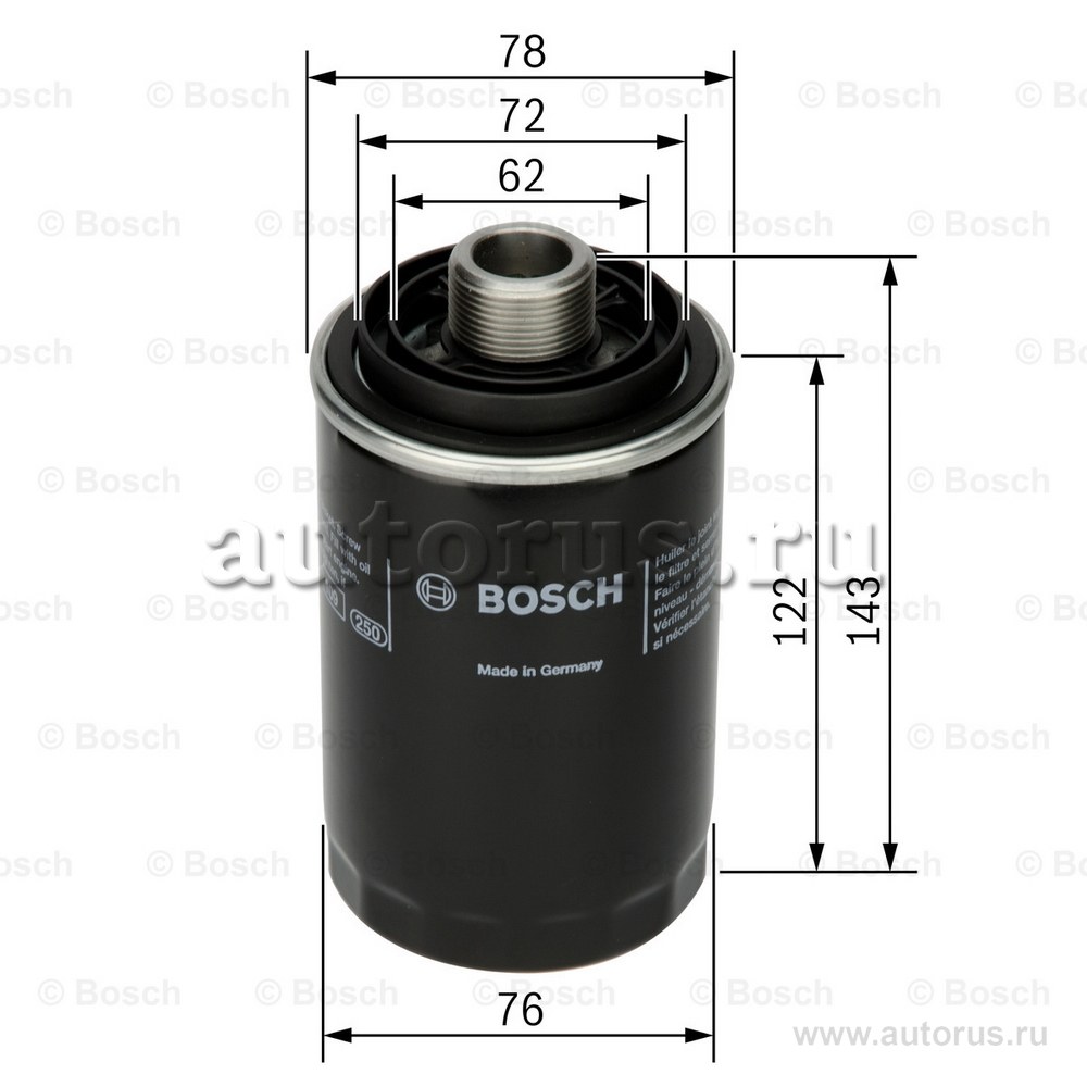 Фильтр масляный BOSCH F 026 407 080