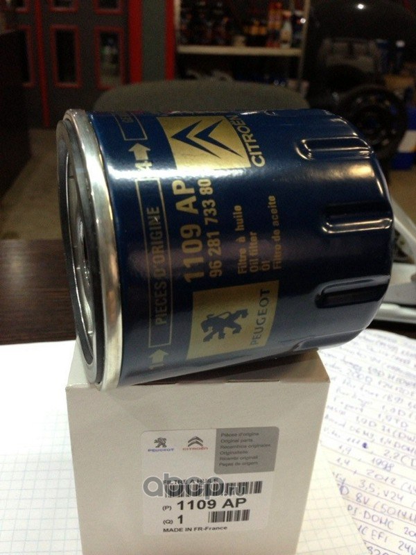 Фильтр масляный 1109.AP CITROEN/PEUGEOT 1109AP