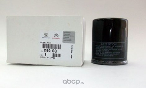 Фильтр масляный CITROEN/PEUGEOT 1109.CG
