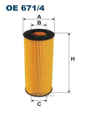 Фильтр масляный FILTRON OE671/4
