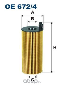 Фильтр масляный FILTRON OE672/4